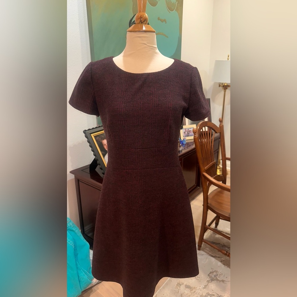 Prada Rich Burgundy Midi Dress